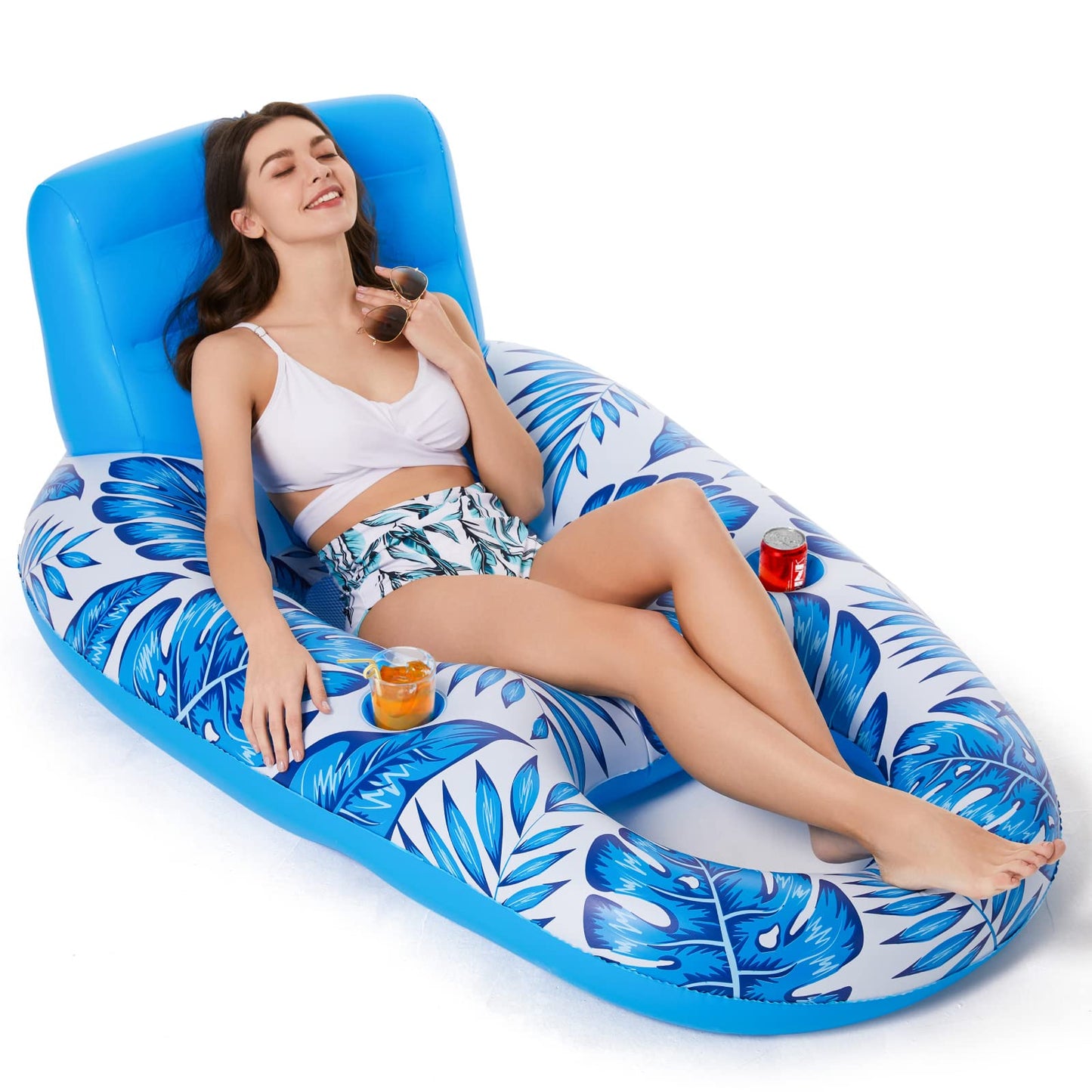 Inflatable Pool Float Adult + 1PC Rocket Float for Pool
