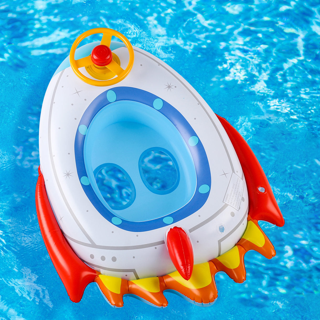 Inflatable Pool Float Adult + 1PC Rocket Float for Pool