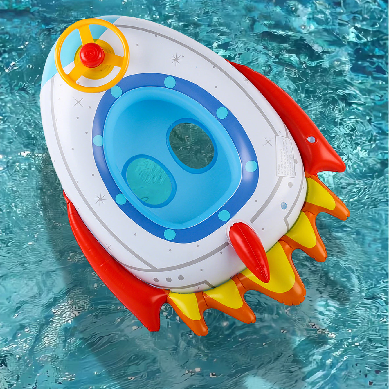 Inflatable Pool Float Adult + 1PC Rocket Float for Pool