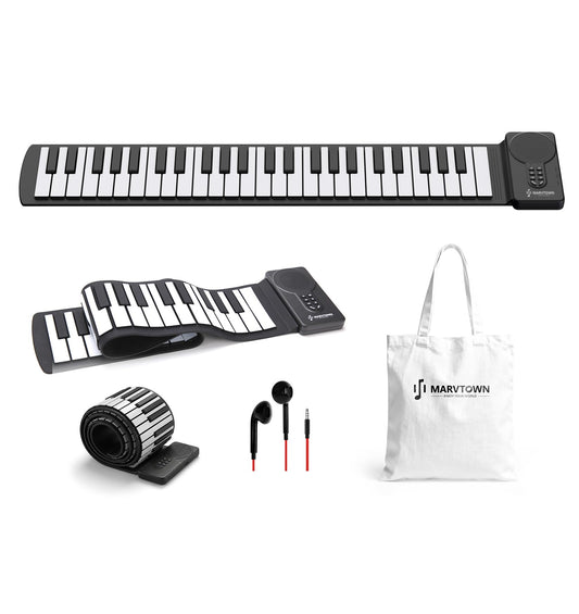 MARVTOWN 49Key Roll Up Digital Piano Keyboard