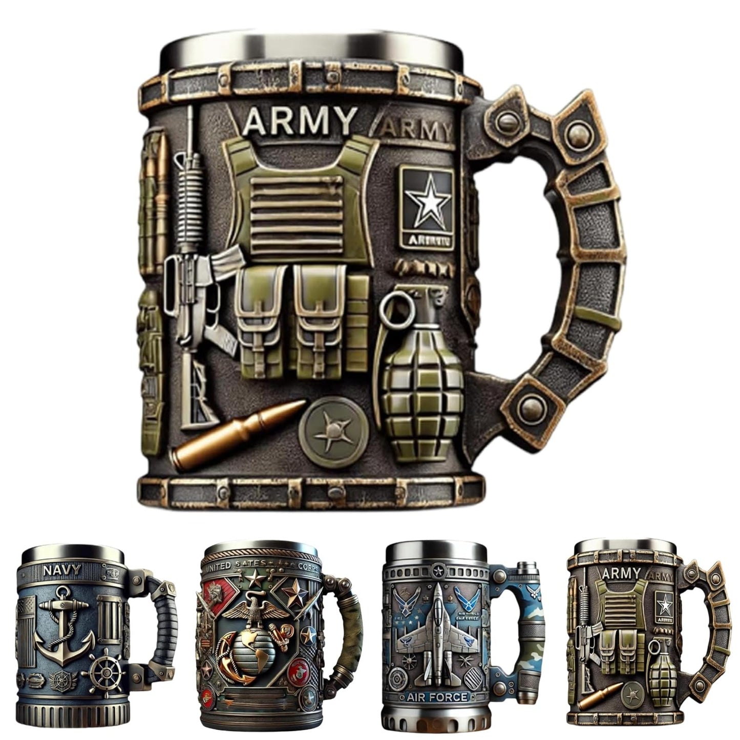 Military 3D Mug For Memorial Day