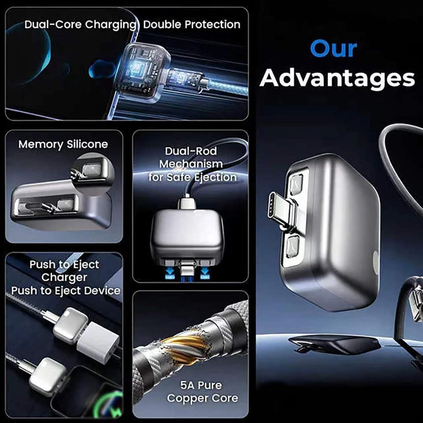 Smart Auto Stop Charging Adapter