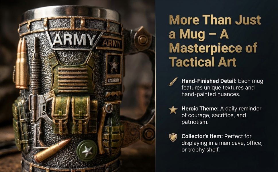 Military 3D Mug For Memorial Day