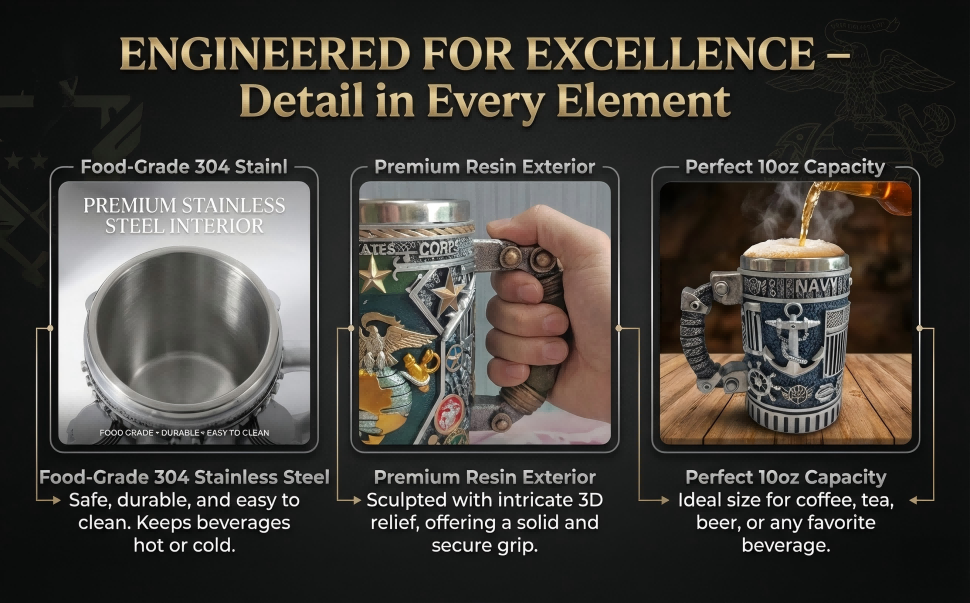 Military 3D Mug For Memorial Day